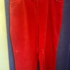 Red cotton Pants